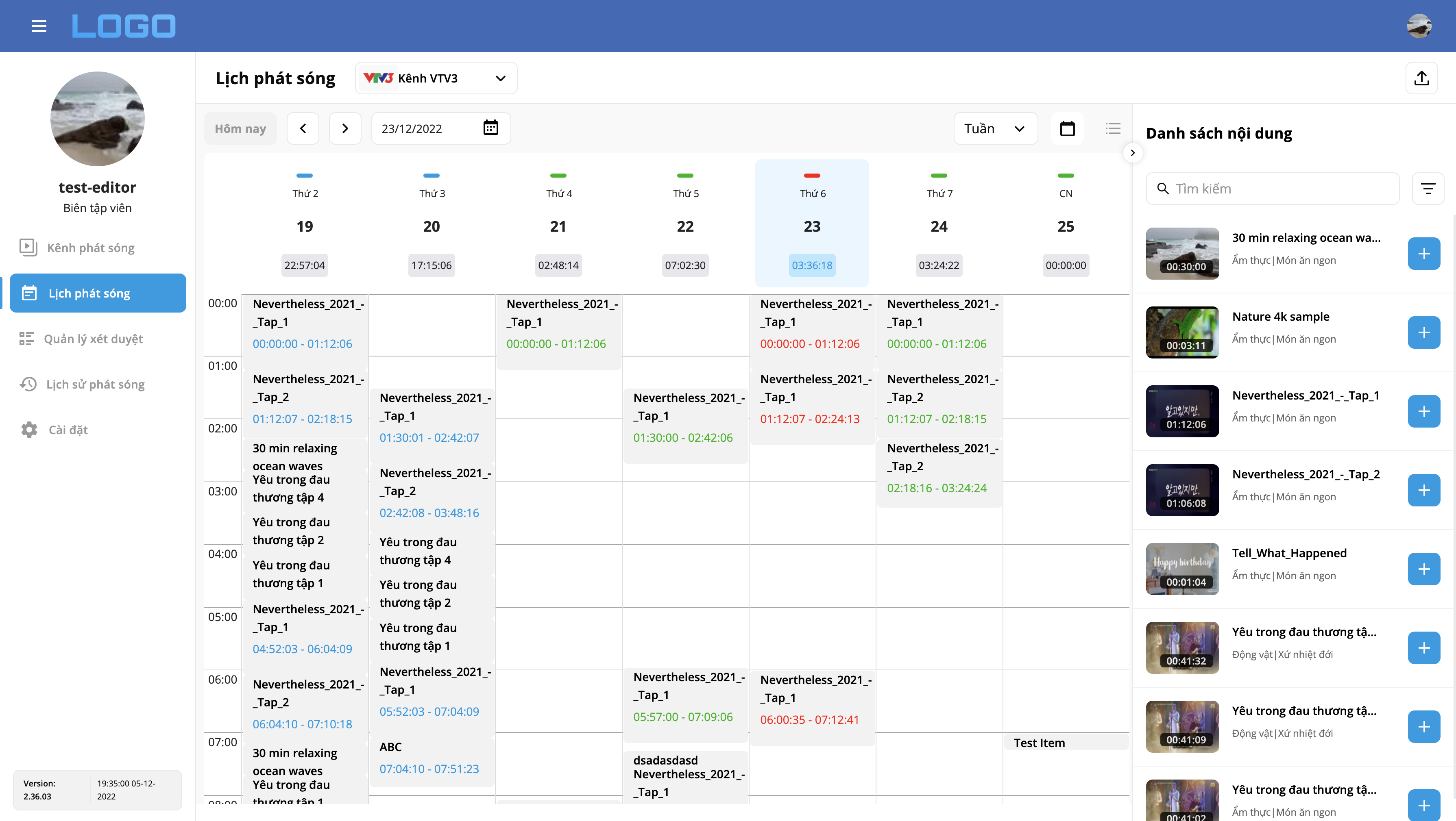 Fast Channel Dashboard Screenshot 4